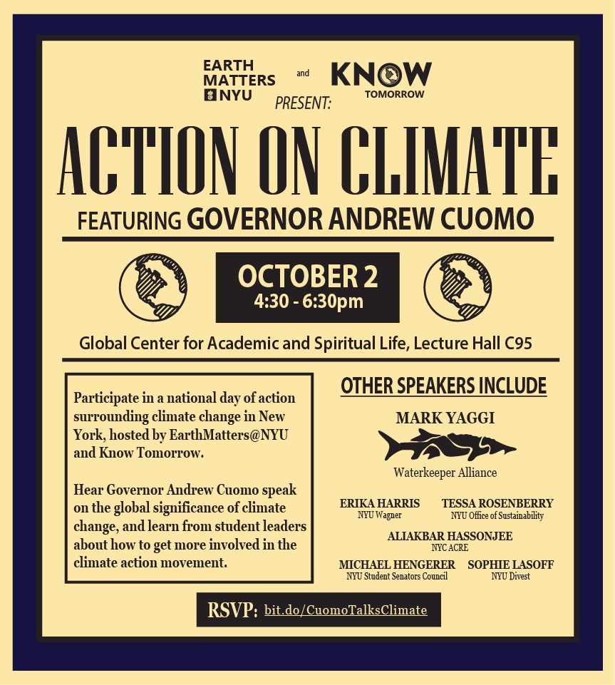 Action on Climate Featuring Governor Andrew Cuomo